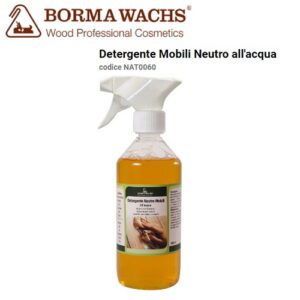 Detergente Pulitore per Mobili in Legno verniciato o trattati a olio Borma Wachs 500ml