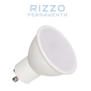 Faretto GU10 LED 6W=50 220V Spot 470Lm Luce Calda 3000K° Fredda 6400K°Ecolight Lampada