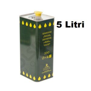 Lattina per Olio Oliva 5 litri con tappo